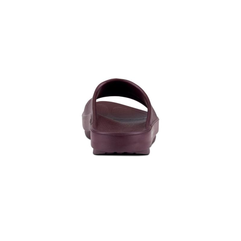 Oofos Women's OOahh Slide Sandal - Cabernet