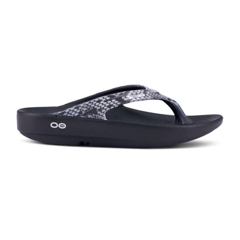 Oofos Women's OOlala Limited Sandal - Snake
