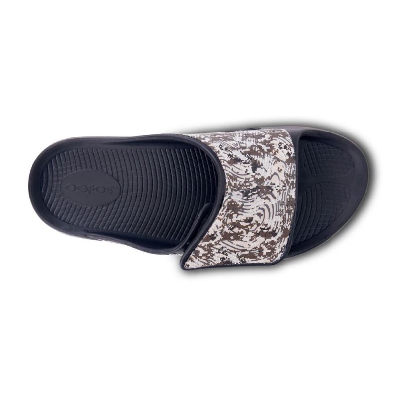 Oofos Women's OOahh Sport Flex Sandal- Desert Camo