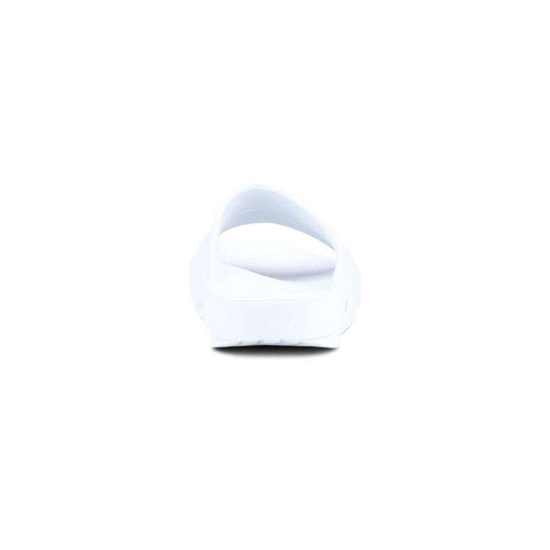 Oofos Women's OOahh Luxe Slide Sandal - White