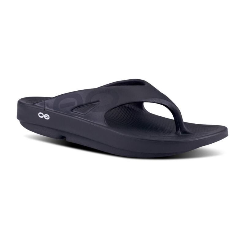 Oofos Men's OOriginal Sport Sandal - Matte Black