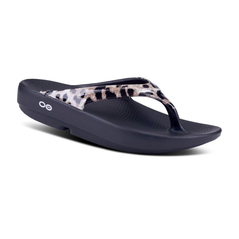 Oofos Women's OOlala Limited Sandal - Cheetah