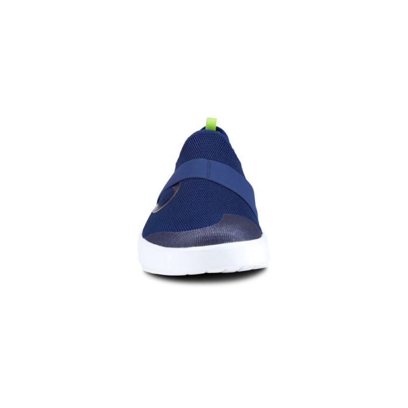 Oofos Men's OOmg Low Shoe - White & Navy [OofosqRjMMwUN] - $99.95 ...