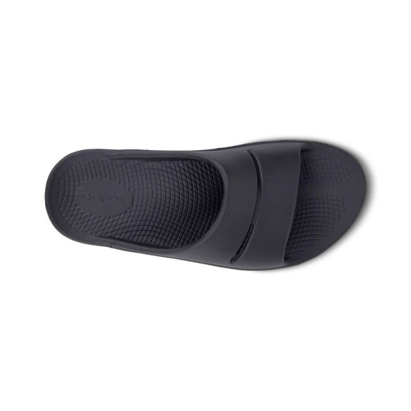 Oofos Women's OOahh Slide Sandal - Black