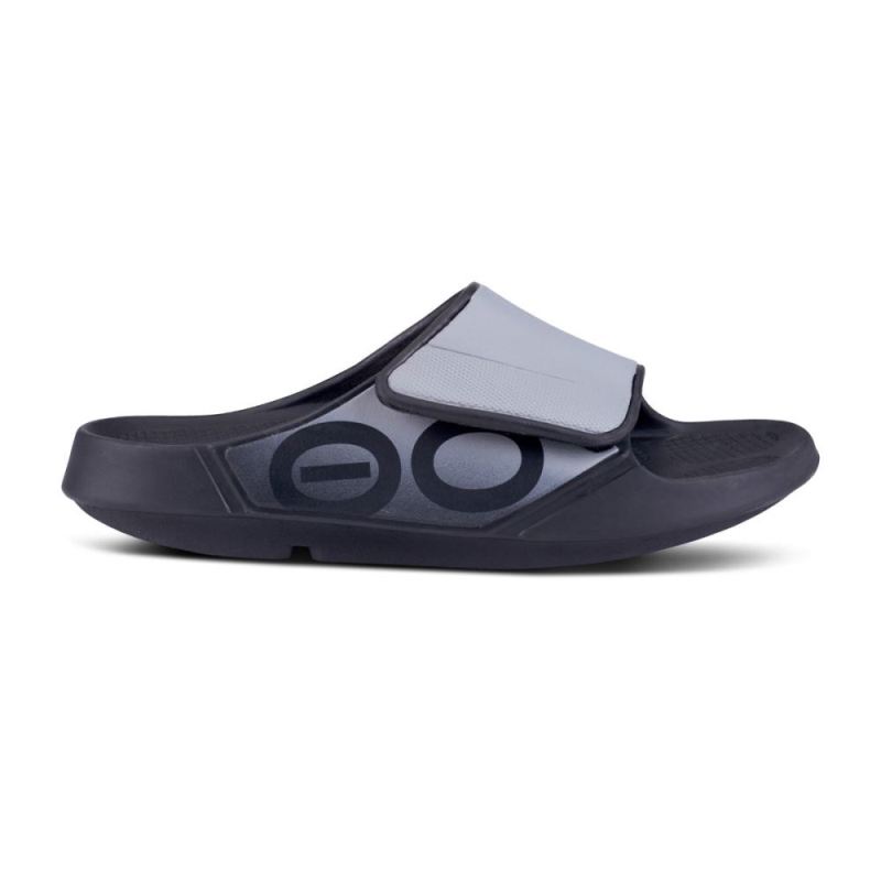 Oofos Men's OOahh Sport Flex Sandal- Gray [OofosyykRRFOs] - $59.95 ...