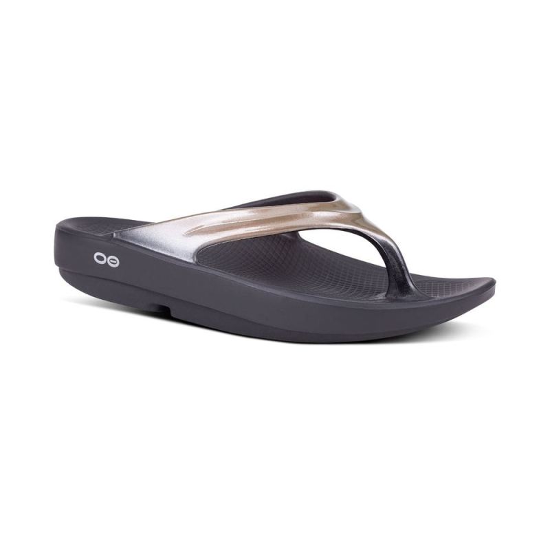 OOfos Women's Oolala Luxe Sandal - Latte