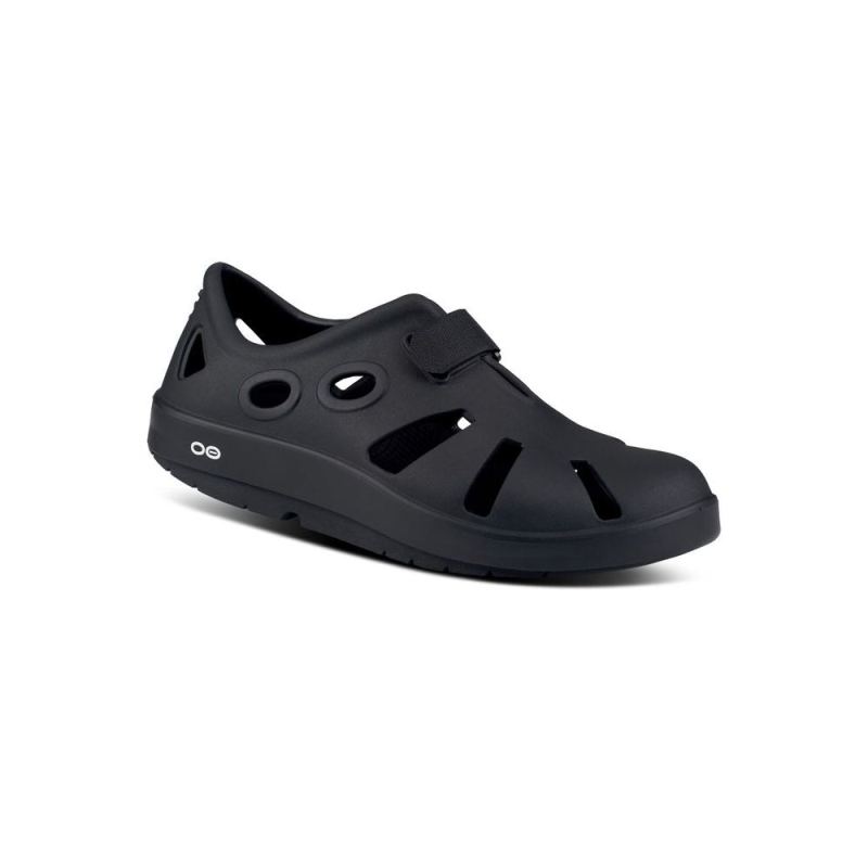 OOfos Men's Oocandoo Sandal - Black