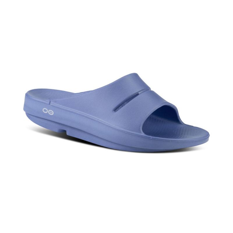 OOfos Women's Ooahh Slide Sandal - Water Drop