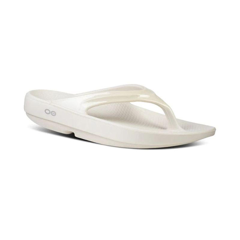 OOfos Women's Oolala Sandal - Ivory